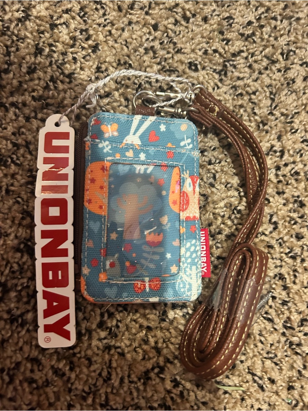 50%offw❤️ Unionbay bunnies & Floral ID & Card Case Lanyard